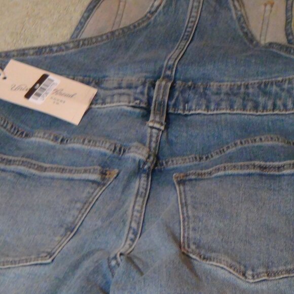 Universal Thread Women's Denim Overalls Sleeveless Skinny Med Wash Size 00 / 24R - Picture 14 of 14